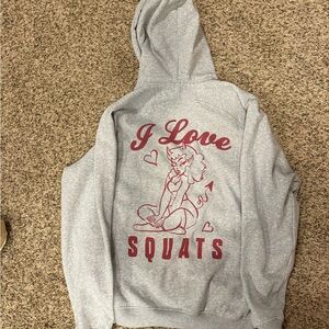 Gymshark Hoodie - I love Squats
